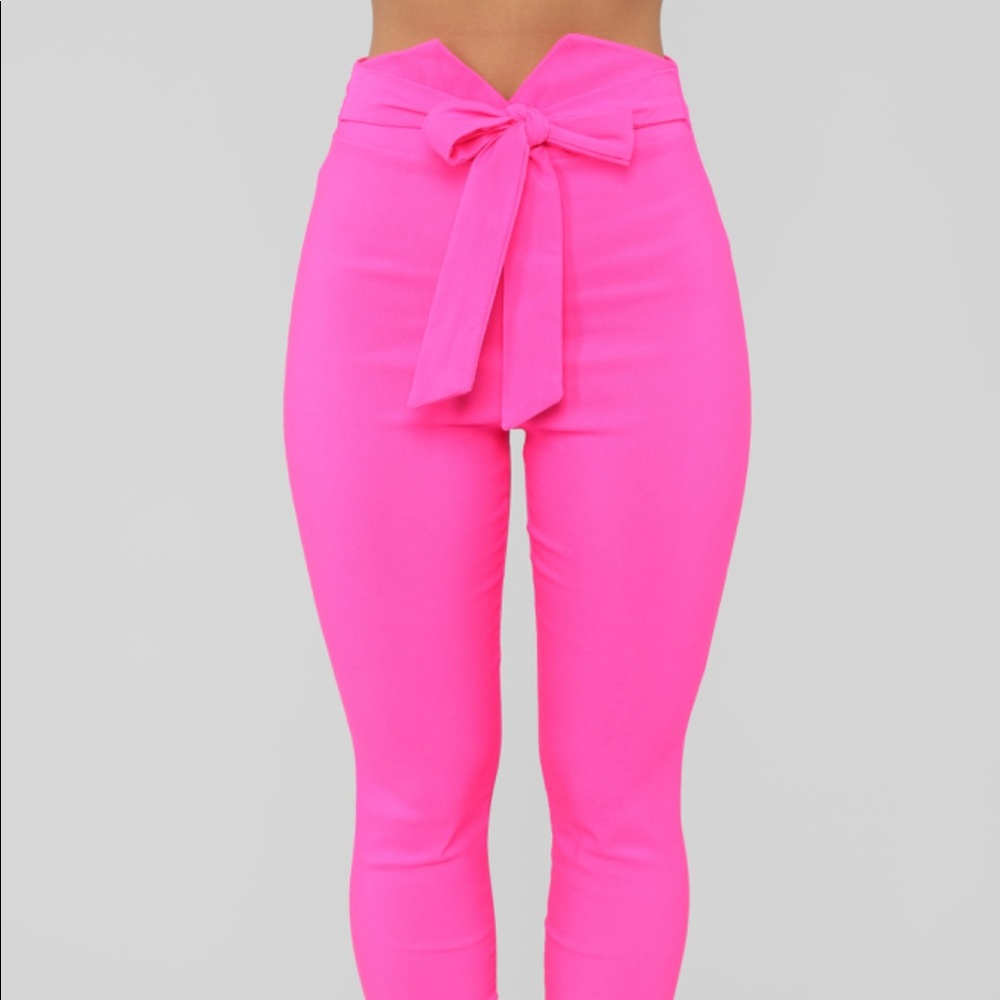 FASHION NOVA KNOT YOUR GIRL PANTS